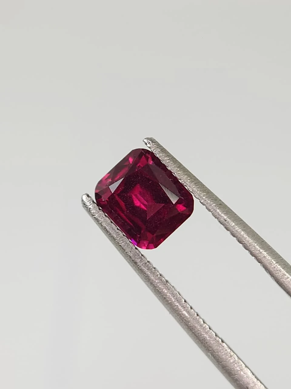 1.1ct Natural Cushion Cut Rhodolite Garnet from Tanzania — view 2